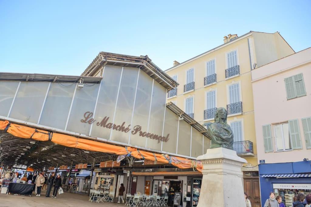 Old Town Antibes Superb New Flat, For 3, Ac, Wi-Fi Apartment Exterior foto
