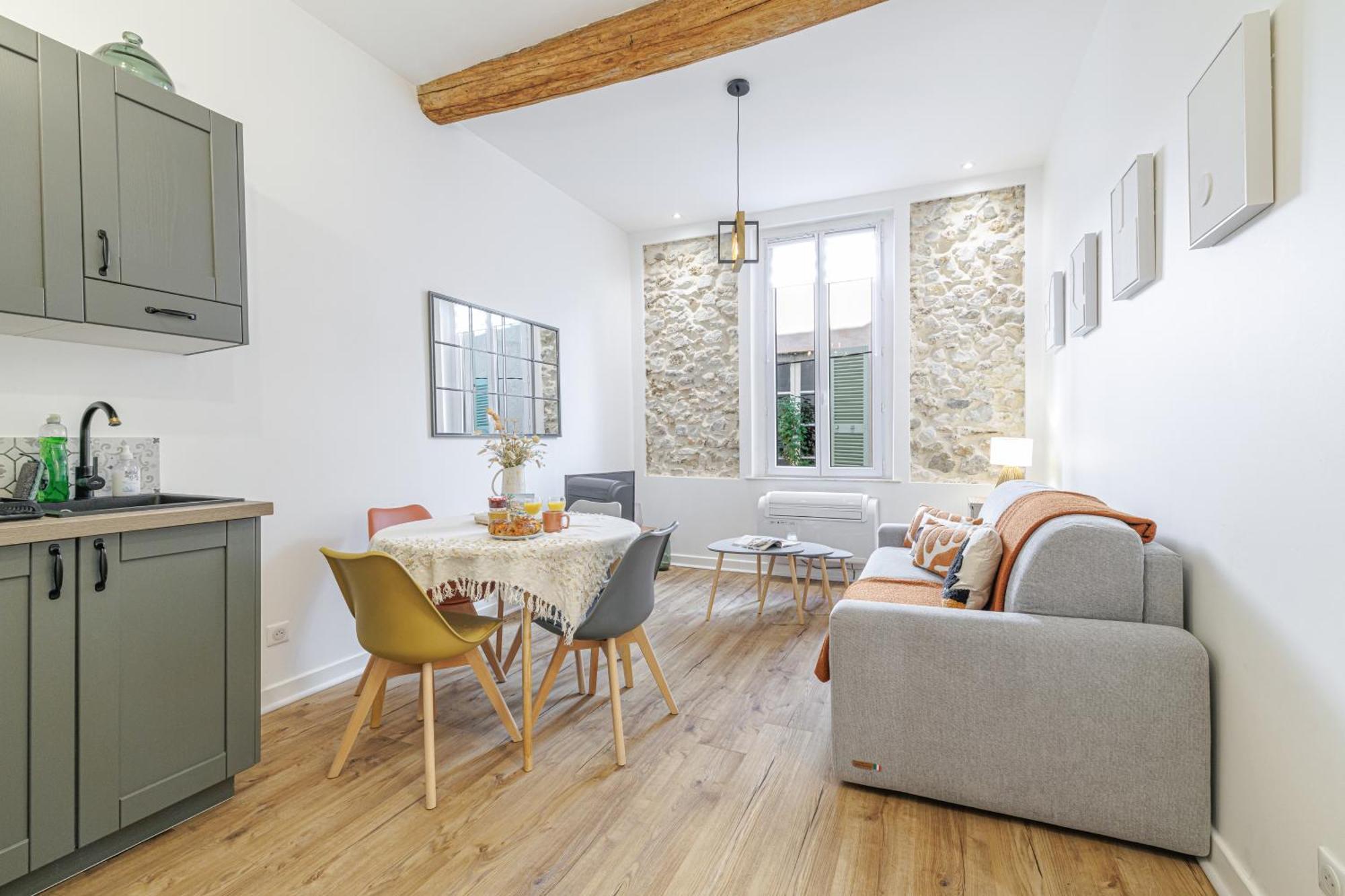 Old Town Antibes Superb New Flat, For 3, Ac, Wi-Fi Apartment Exterior foto